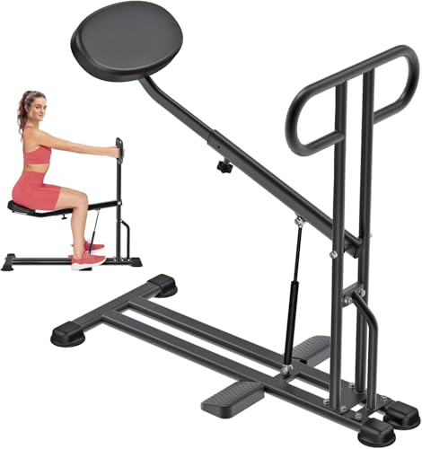 Kipika Squat Machine – Heim-Fitnessgerät für Ganzkörper-Fitness – Low Impact Gesäß-Bein Cardio-Trainer mit ergonomischem Multi-Grip-Griff – Sitzverstellung in 7 Positionen, langlebige von Kipika