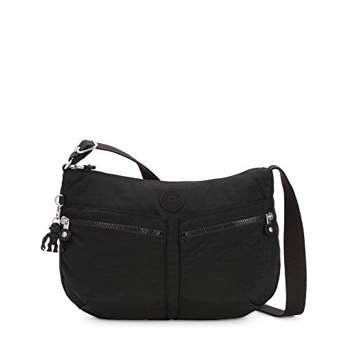 Kipling Izellah Damen-Umhängetasche, Black Noir (Schwarz) - K02144 von Kipling