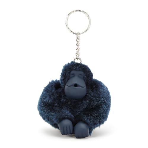 Kipling MONKEYCLIP M Mittelgroßer Affen-Schlüsselanhänger, Blue Bleu 2 (Blau) von Kipling