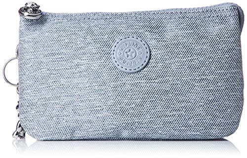 Kipling Peppery Eyes Wide Open Creativity L Large Purse Cool Denim von Kipling