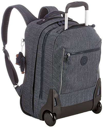 Kipling SARI, Kinder-Rucksack mit Rollen, Ergonomisch, Rückenschutz, 48 cm, 27 L, 2.31 kg, Marine Navy von Kipling