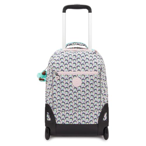 Kipling Sari Large Wheeled Backpack, Geo Shell (Blue) von Kipling