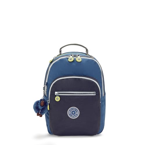 Kipling Seoul S, Kleiner Rucksack (mit Laptopschutz), 16 x 25.5 x 35 cm, Fantasy Blue Bl (BLAU) von Kipling