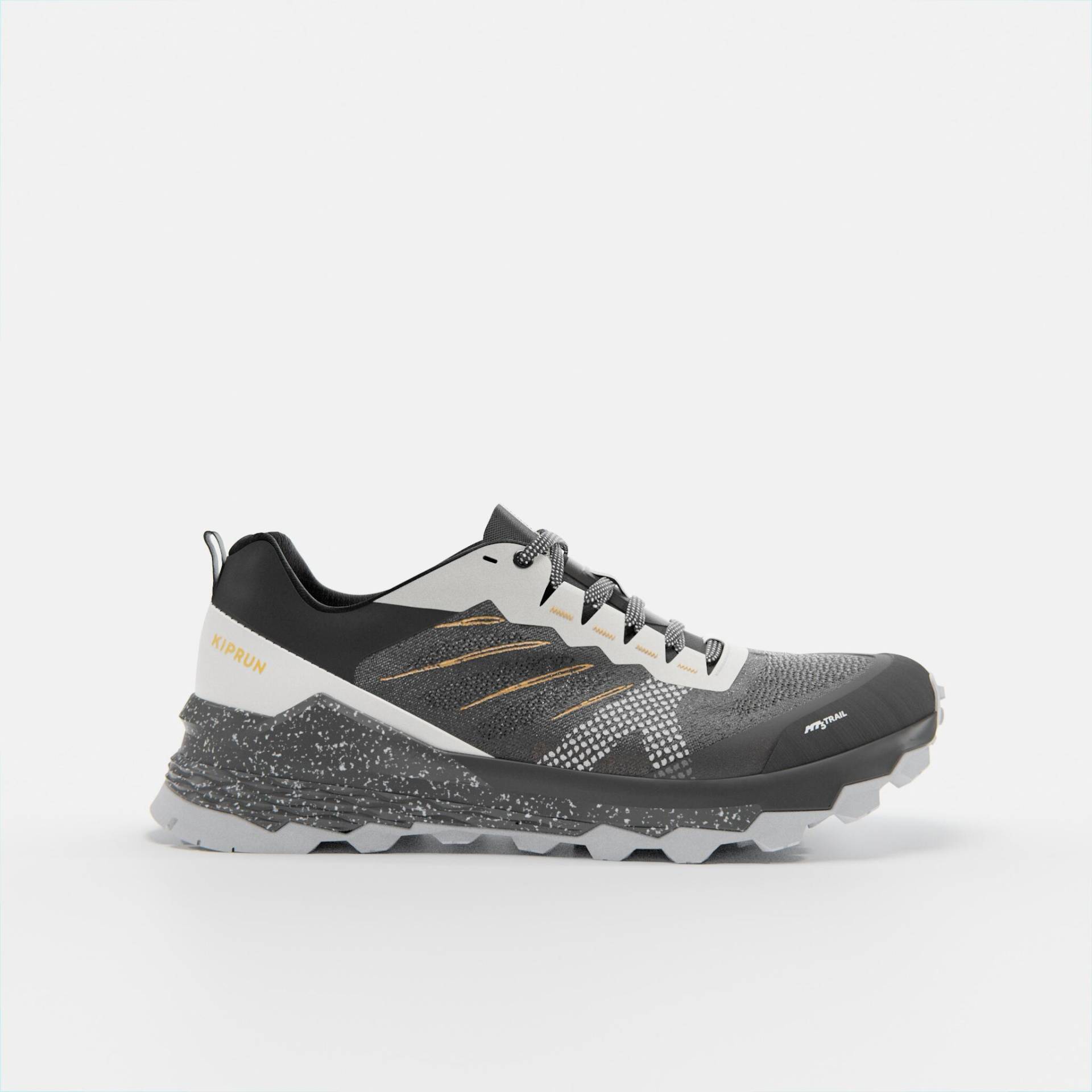 Gebraucht - Laufschuhe Herren Trail - MT3 schwarz/weiss  - GUT von Kiprun