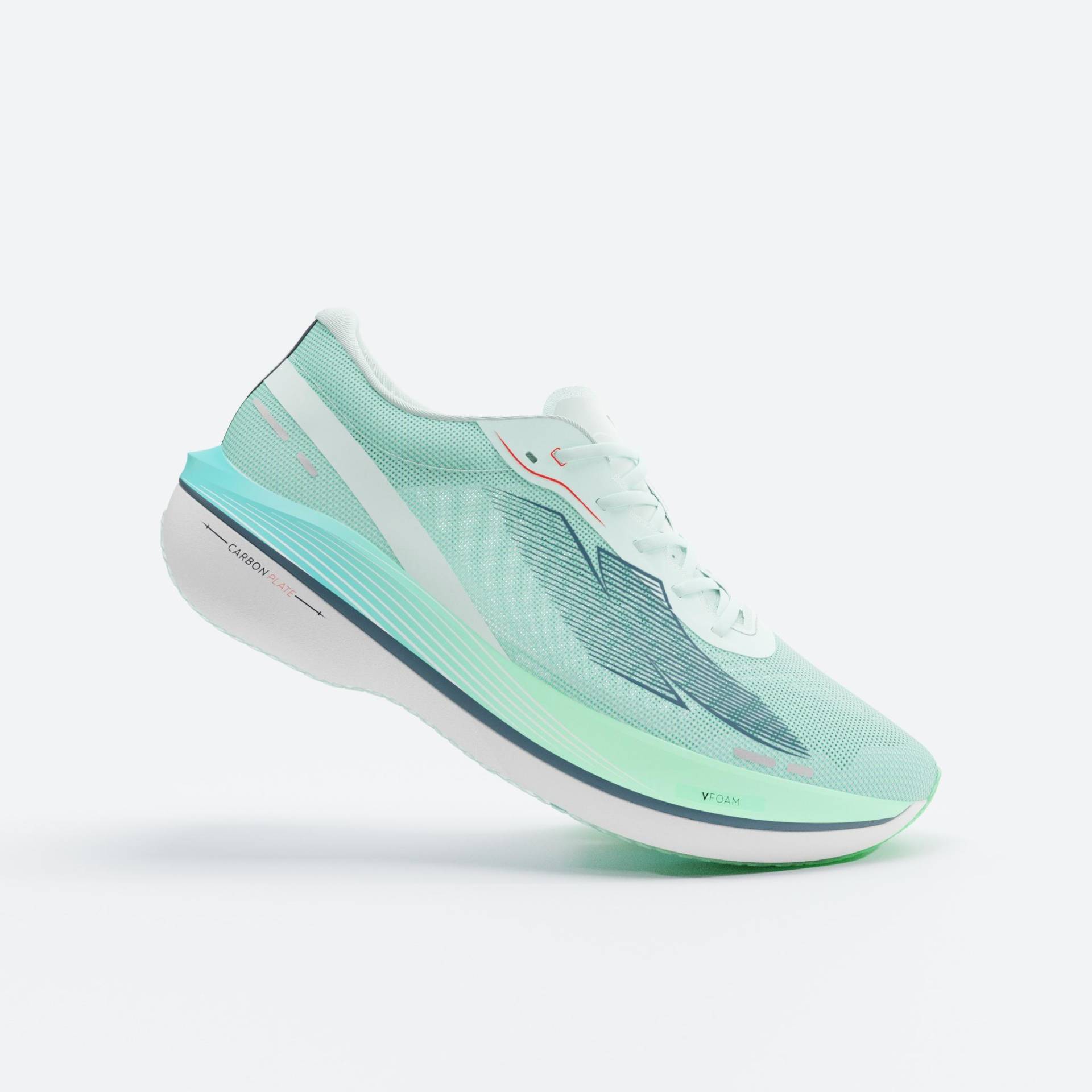 Laufschuhe Herren mit Carbon-Platte - KD900X.2 grün von Kiprun