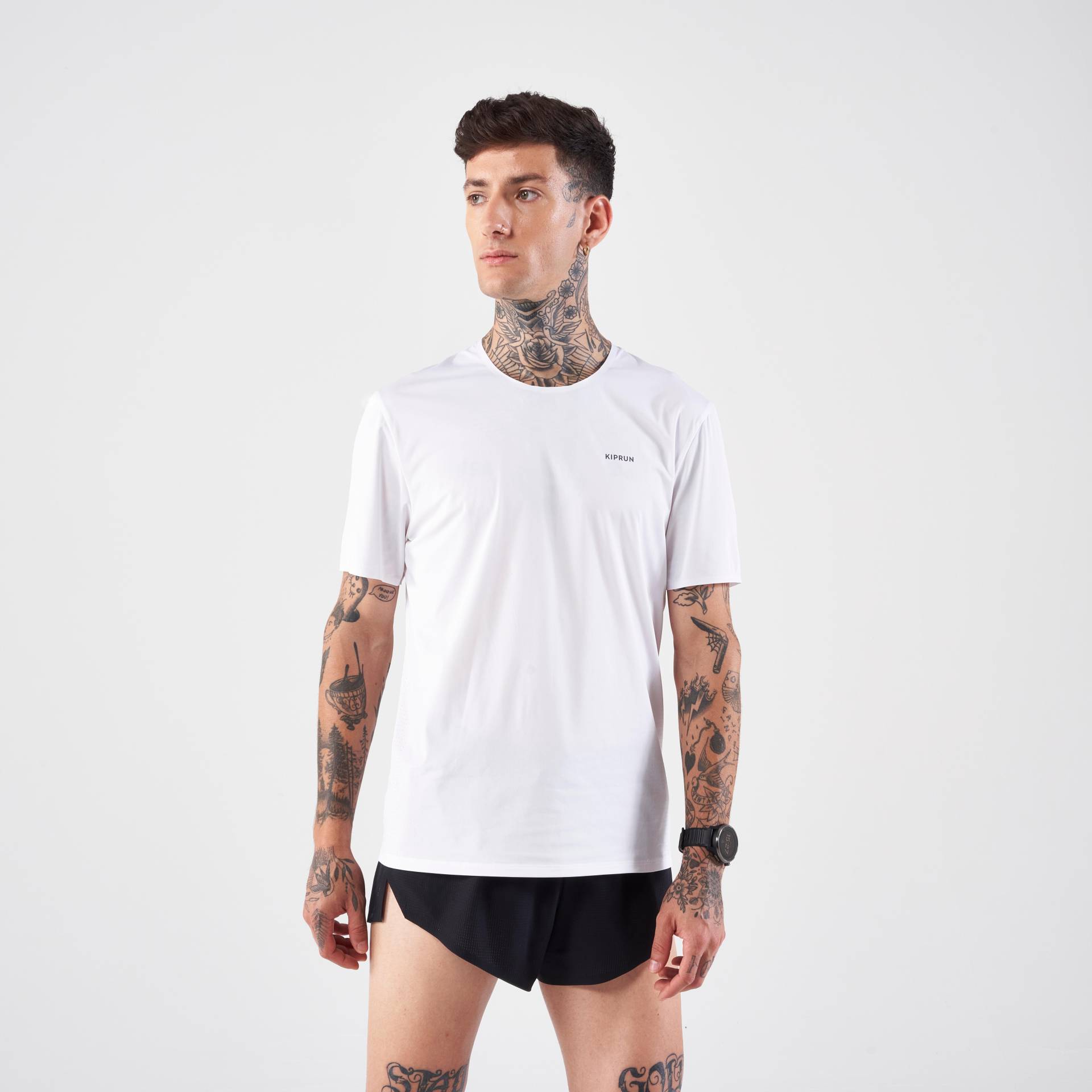 Laufshirt kurzarm Herren leicht - Run 900 Replika weiss von Kiprun