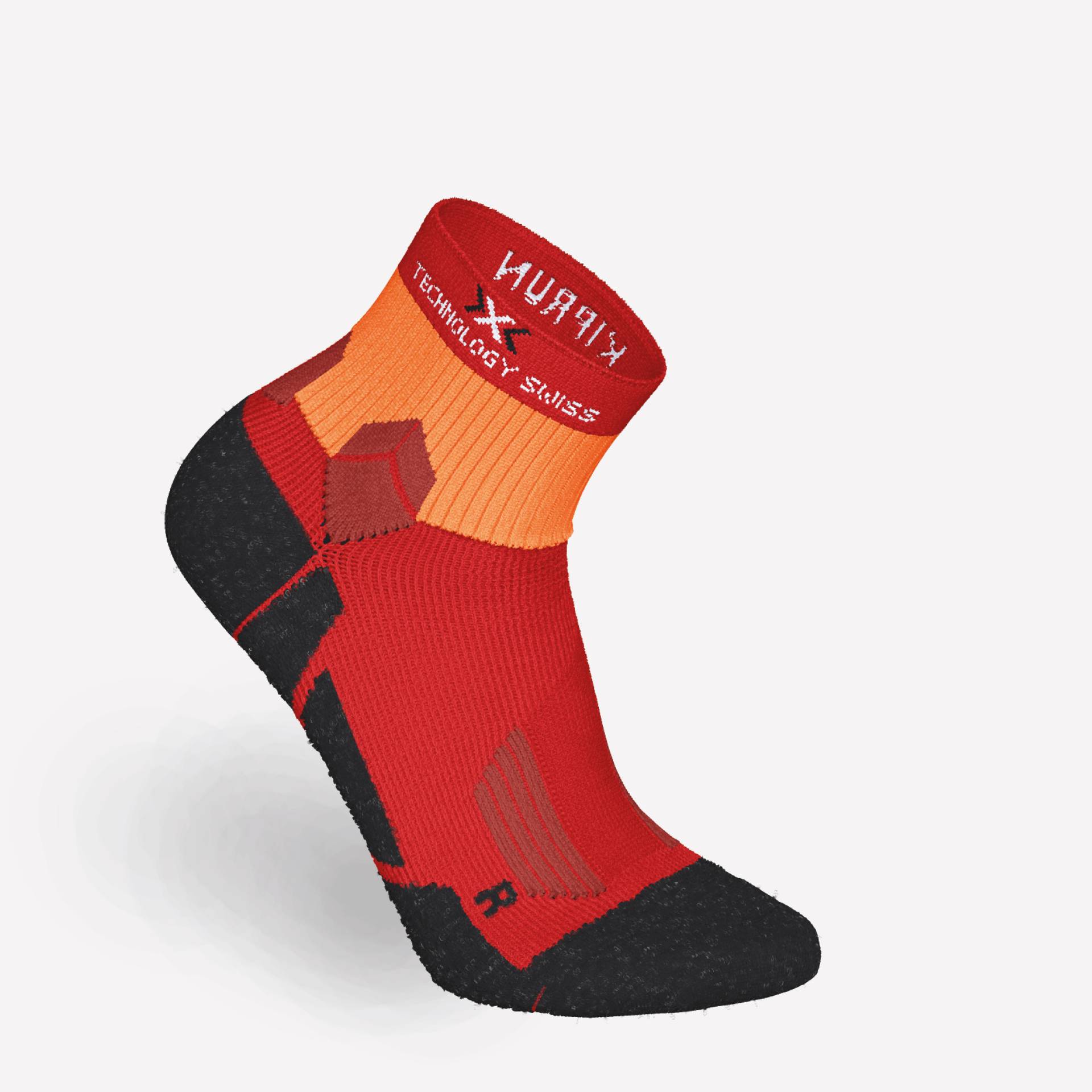 Laufsocken - Run900 X rot/orange von Kiprun