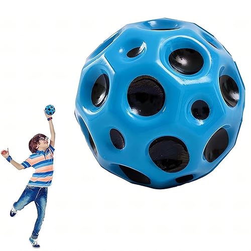 Astro Jump Ball, Moon Ball, Bounce Ball, Hohe Sprünge Gummiball Space Ball Moonball, Moon Bounce Ball, Planeten Hüpfbälle, Space Theme Bouncy Balls, Mini Bouncing Ball Toy von Kirdume