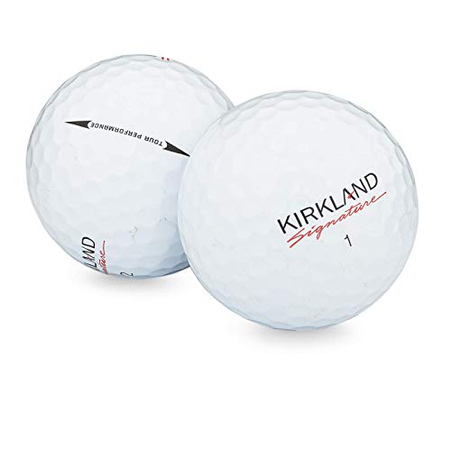 Kirkland Signature Golfball-Mix – 100 hochwertige gebrauchte Signature Golfbälle (AAA Signature KSIG 3-teilige 4-teilige Golfbälle), weiß (100PK-Kirkland-3) von Kirkland