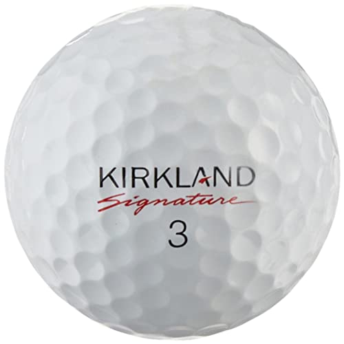 Kirkland Signature Golfball-Mix – 24 in Mintqualität gebrauchte Golfbälle (AAAA Signature KSIG 3-teilige 4-teilige Golfbälle), weiß, Einheitsgröße (24BLBX 2) von Kirkland