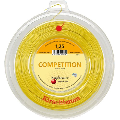 Kirschbaum Saitenrolle Competition, Gelb, 200m, 0105000211300006 von Kirschbaum