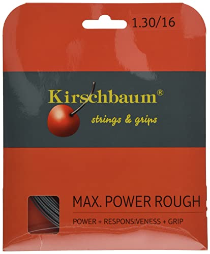 Kirschbaum Saitenset Max Power Rough, Anthrazit, 12 m, 0105260217600016 von Kirschbaum