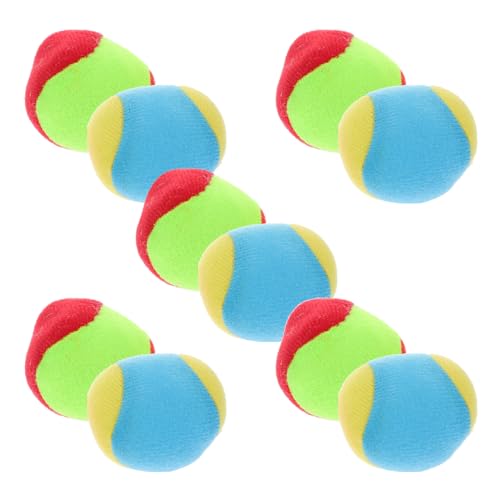 Kisangel 10 Stück klebriges Ballspielzeug klebrige Bälle werfen lustige klebrige Bälle Ersatz-Klebekugeln Dartspielbälle Brett klebrige Bälle klebriger Ball Brettball Plüsch von Kisangel