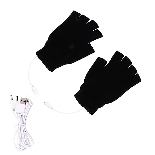 Kisangel 3 Paare USB-Handschuh fahrradhandschuhe handwärmer Handschuhe warme Handschuhe Laptop-Handschuhe beheizte Reithandschuhe Strickhandschuhe aus Wolle Garn Reiten von Kisangel