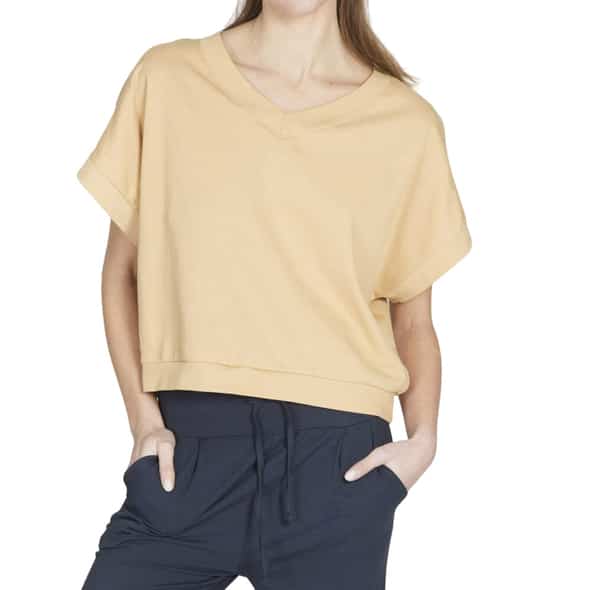 Kismet Shirt Damen (Hellbraun S ) Kurzarmunterhemden von Kismet
