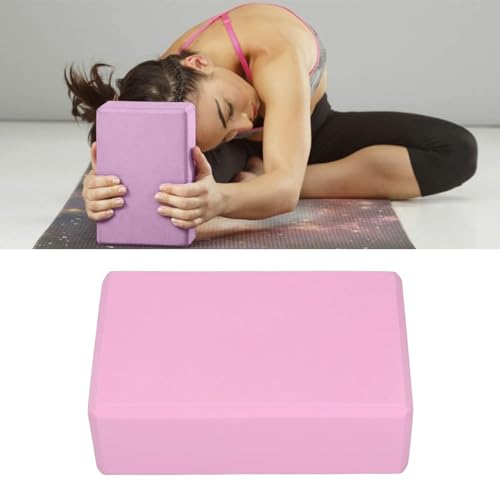 Yoga-Block, leichter EVA-Schaumstoff, für Pilates und Fitness zur Unterstützung und Vertiefung von Posen, bietet Unterstützung und reduziert Belastung und Dehnung, Yoga-Zubehör von Kiuiom