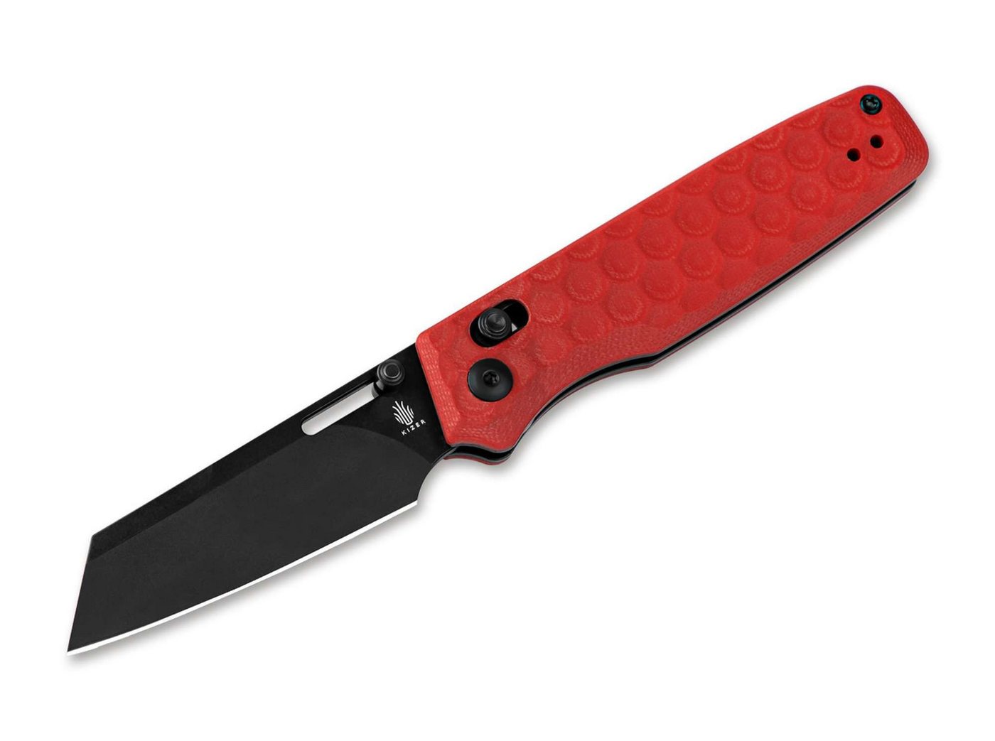 Kizer Taschenmesser Kizer Task Nitro-V G10 Red Black Blade von Kizer