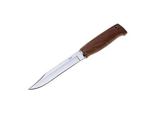 Kizlyar Original Messer — Taran Holzgriff — Camping Outdoormesser aus japanischem AUS8 Stahl von Kizlyar