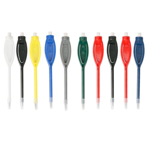 Klaisy 10 Pack Golfs Scoring Tool Eraser Tipps Stifte Compacts Golfs Score Bleistifte Schreibversorgung von Klaisy