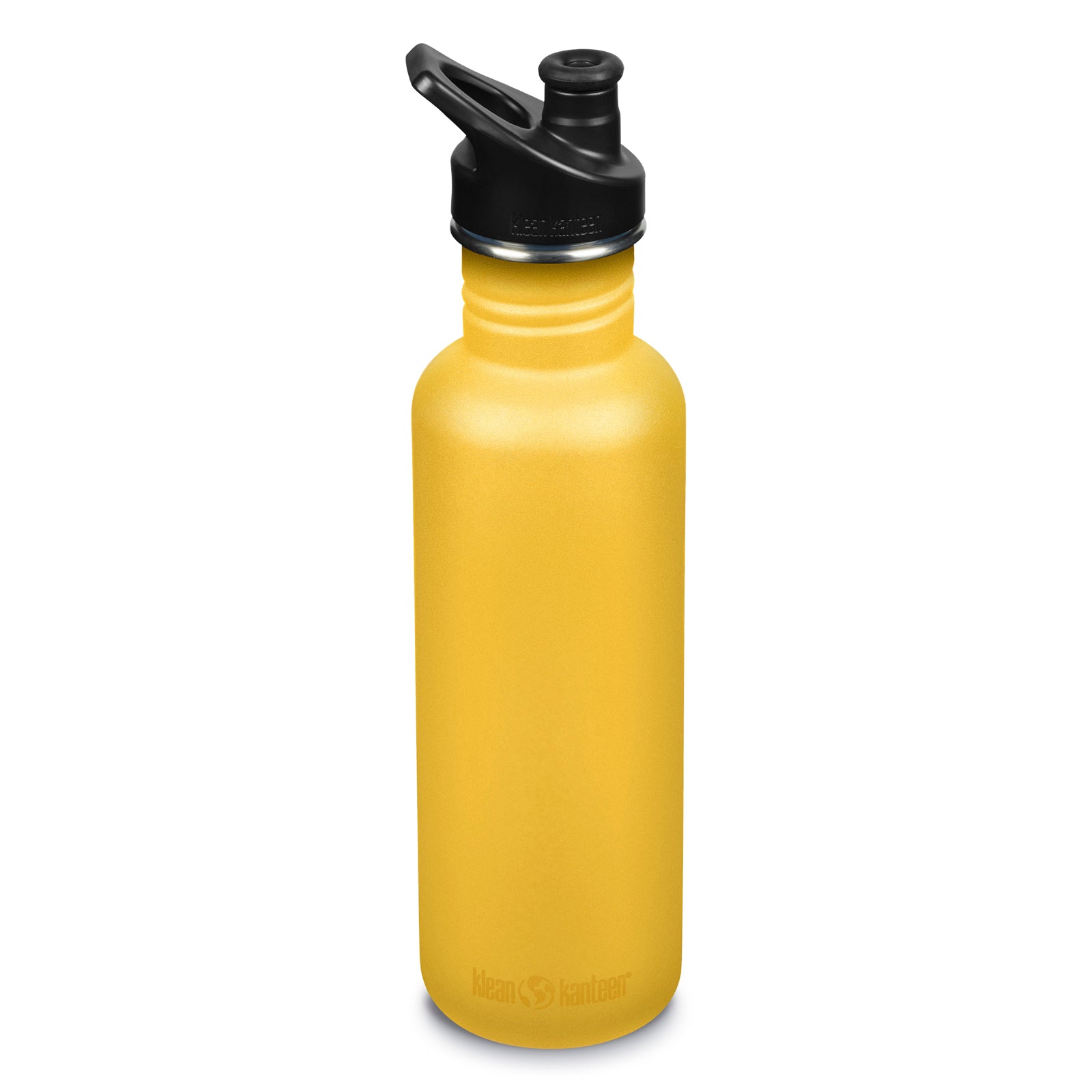KLEAN KANTEEN Sport Trinkflasche Classic Sport Cap Weithals Wasser Flasche 800ml-Old Gold von Klean Kanteen