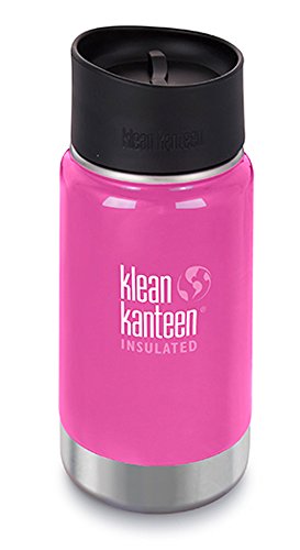 Klean Kanteen Wide Vakuumisoliert mit Cafe Cap 2.0 Trinkflasche, Wild Orchid, S von Klean Kanteen