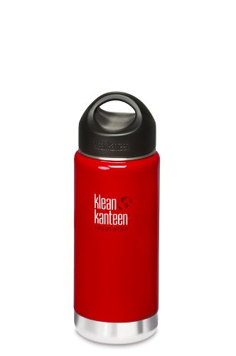 Klean Kanteen Edelstahlflasche Flasche Insulated, Rot, 0.473 Liter, 100638 von Klean Kanteen