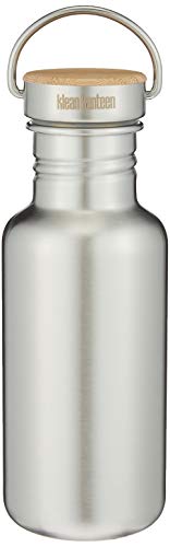 Klean Kanteen Reflect Trinkflasche mit Stainless Unibody Bamboo Cap Brushed Stainless 800ml/27oz von Klean Kanteen