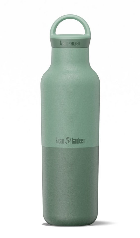 Klean Kanteen Trinkflasche Klean Isolierflasche Rise Classic 592ml Arch Loop Cap Ice Berg Grün von Klean Kanteen