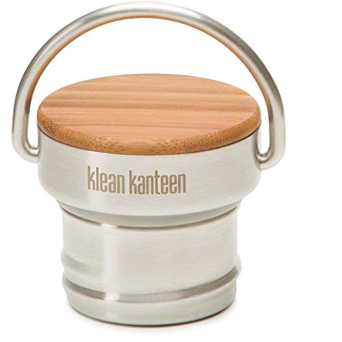 Klean Kanteen Unisex – Erwachsene Bamboo Ersatzdeckel, Brushed Stainless, One Size von Klean Kanteen