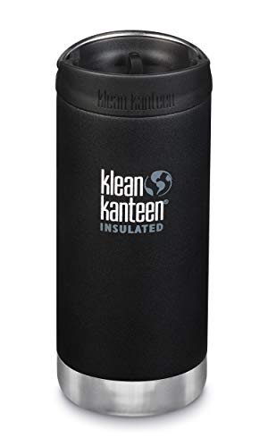 Klean Kanteen Unisex – Erwachsene TKWide VI Trinkflasche, Shale Black (matt), 355ml von Klean Kanteen