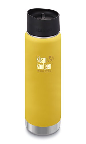 Klean Kanteen Wide Insuada Trinkflasche, 200 ml, Erwachsene, Unisex, Gelb, 243,6 mm H x 75,3 mm W von Klean Kanteen