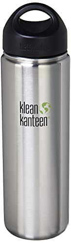 Klean Kanteen Wide Trinkflasche mit Wide Loop Cap Brushed Stainless 1900ml/64oz von Klean Kanteen