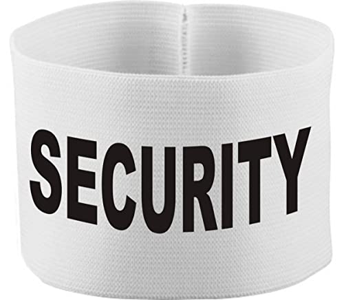 Kleiner Fratz gummielastische Armbinde 10 cm personalisiert mit Security (Farbe Weiss) (Gr. 3XL - 33 cm) von Kleiner Fratz