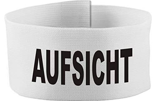 Klett Armbinde 5 cm Bedruckt mit Aufsicht (Farbe Weiss) (Gr. 3XL - 35-45 cm) von Kleiner Fratz