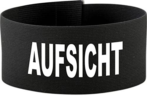 Klett Armbinde 5 cm Bedruckt mit Aufsicht (Farbe schwarz) (Gr. 3XL - 35-45 cm) von Kleiner Fratz