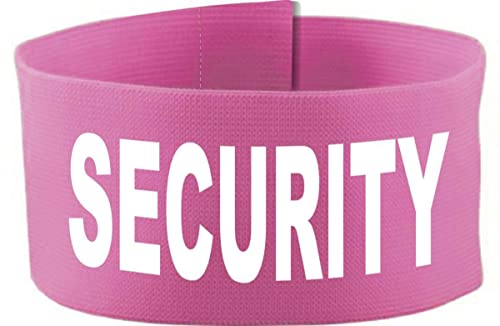 Klett Armbinde 5 cm Bedruckt mit Security (Farbe rosa) (Gr. 3XL - 35-45 cm) von Kleiner Fratz