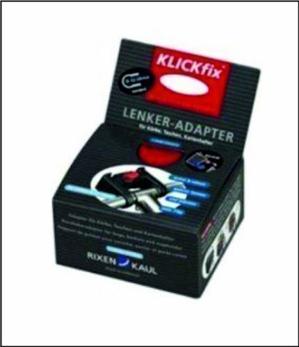 KlickFix Oversize 31,8 mm Lenkradadapter für Körbe Taschen Kartenhalter 01179922 von KlickFix