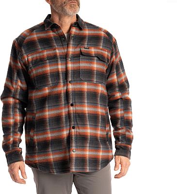 Klim Bridger, Hemd/Jacke - Dunkelgrau/Dunkelorange - 3XL von Klim