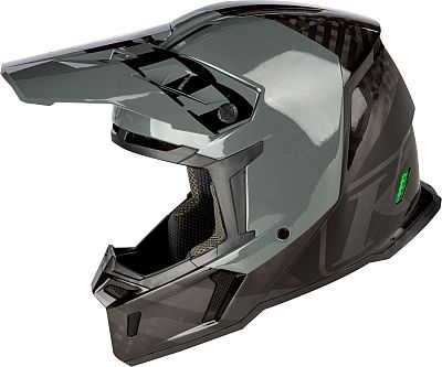 Klim F5 Koroyd Ascent Mips, Motocrosshelm - Grau/Schwarz/Matt-Schwarz - M von Klim