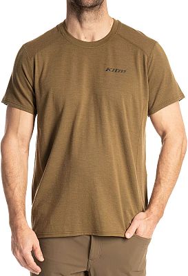 Klim Mesa Falls Merino, Funktionsshirt kurzarm - Oliv - 3XL von Klim