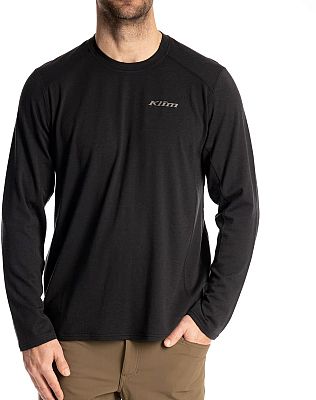 Klim Mesa Falls Merino, Funktionsshirt langarm - Schwarz - XL von Klim