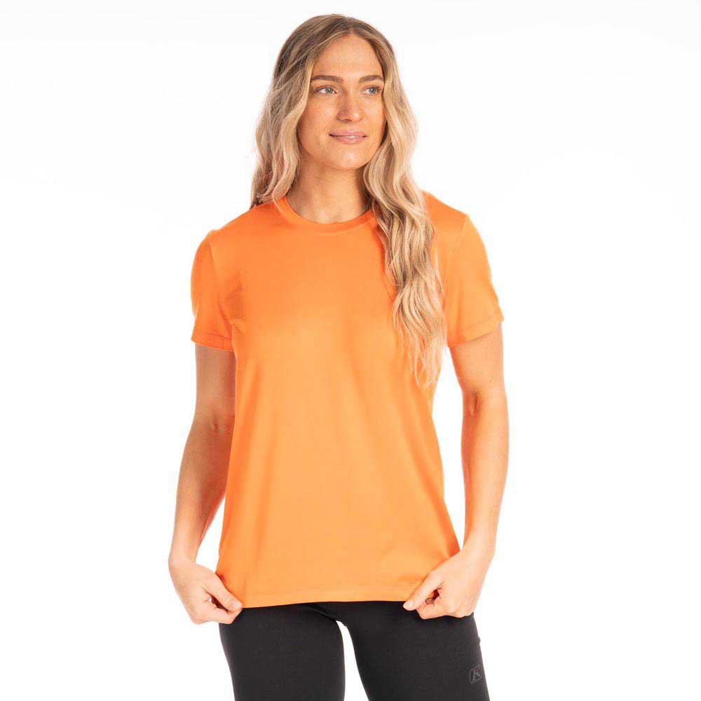 Klim Ostara Short Sleeve T-shirt Orange 2XS Frau von Klim
