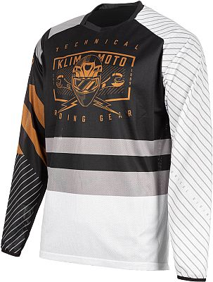 Klim Petrol S24, Trikot - Schwarz/Weiß/Grau/Bronze - 3XL von Klim