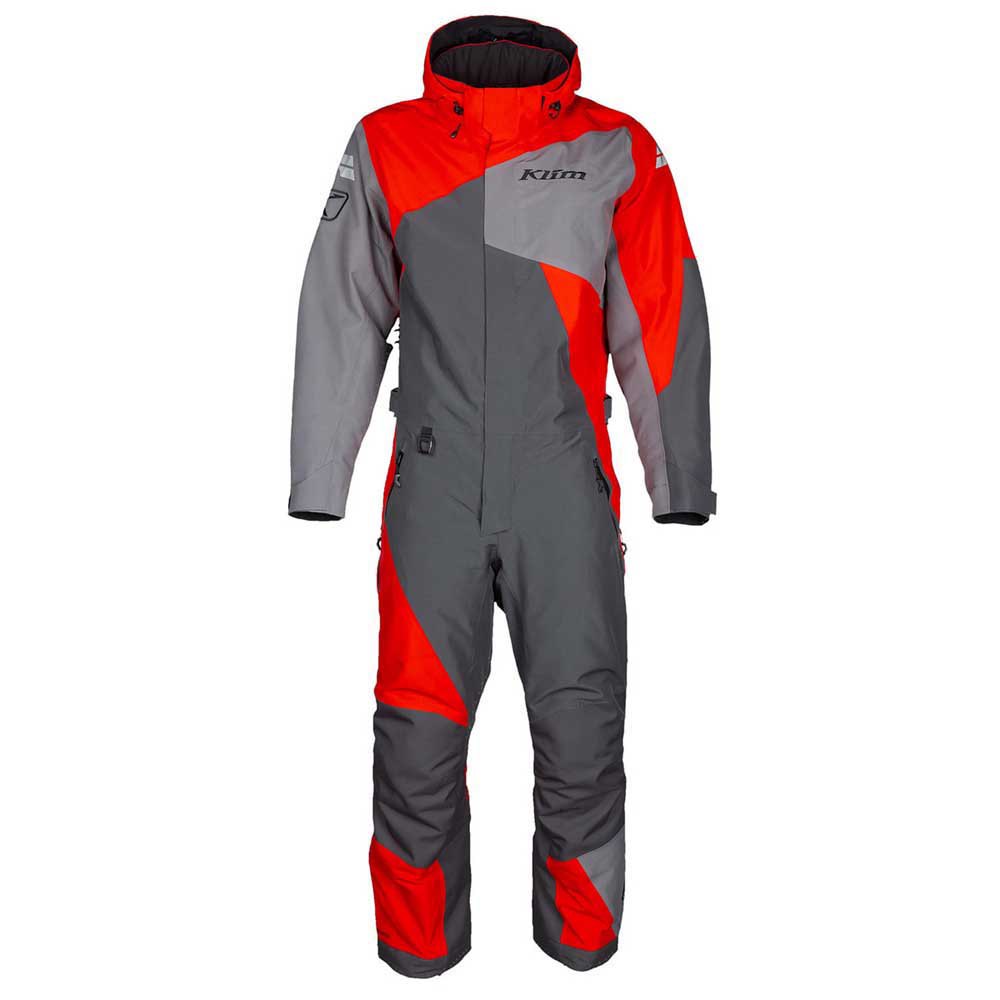 Klim Railslide Race Suit Rot,Grau 2XL / Regular Mann von Klim
