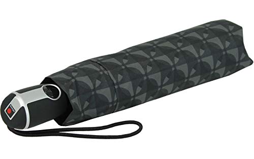 Knirps Regenschirm Taschenschirm Large Duomatic (Nimbus Black) von Knirps