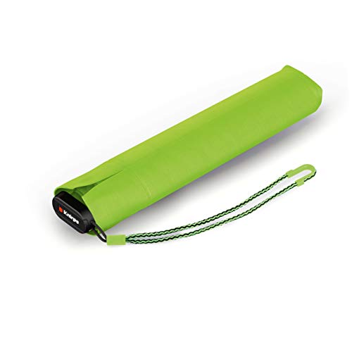 Knirps Taschenschirm Ultra US.050 Slim Manual – Ultra leicht und flach – Sturmfest – Windproof – 21 cm – Neon Green von Knirps