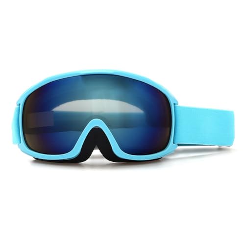 Knnuey Doppelschichtige Antibeschlag-Skibrille Myopia Erwachsene Schneebrille Schutzbrille mit Sphärischer Linse für Erwachsene, Ski- und Bergsteigerausrüstung von Knnuey