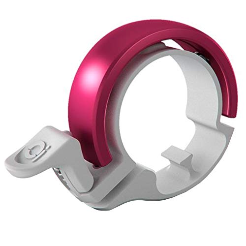 Knog Oi Classic Fahrradklingel weiß/pink Durchmesser S 2022 Fahrradhupe von Knog