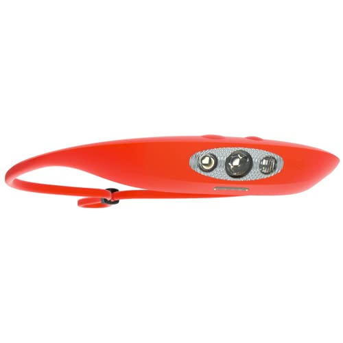 Knog Unisex – Erwachsene Bandicoot 250 Stirnlampe, Orange, Einheitsgröße von Knog