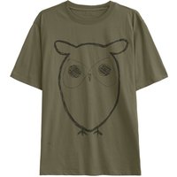 KnowledgeCotton Apparel Herren Big Owl Front Print T-Shirt von KnowledgeCotton Apparel